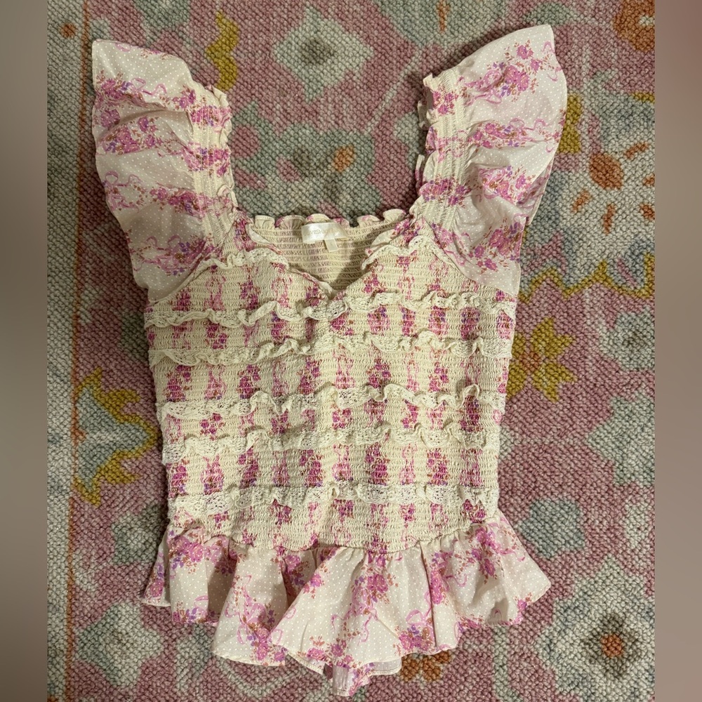 LoveShackFancy Ruffle Blouse